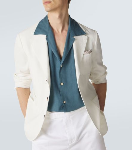 Kiton Camicia bowling in lino - Kiton - Modalova
