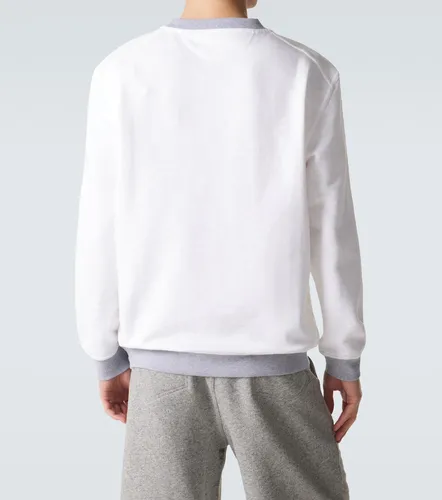 Sudadera de algodón y lino estampada - Brunello Cucinelli - Modalova