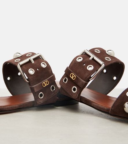 Nellcote studded suede sandals - Valentino Garavani - Modalova