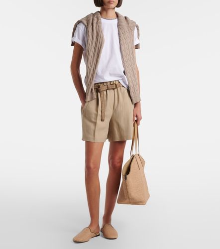Cotton-blend T-shirt - Brunello Cucinelli - Modalova