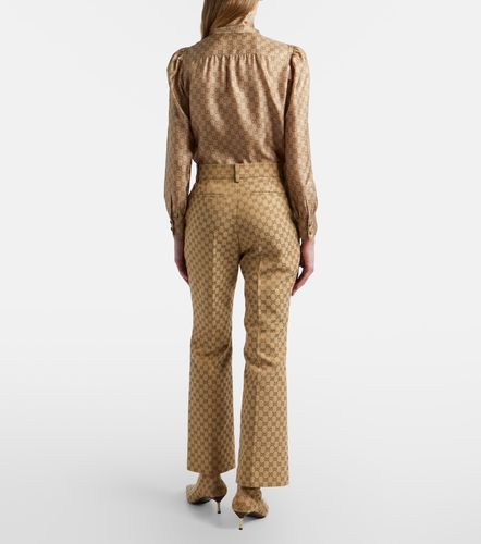 Gucci GG Canvas flared pants - Gucci - Modalova