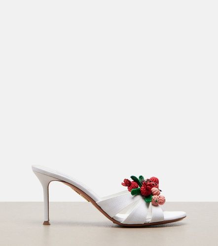 Botanica raffia-effect mules - Aquazzura - Modalova
