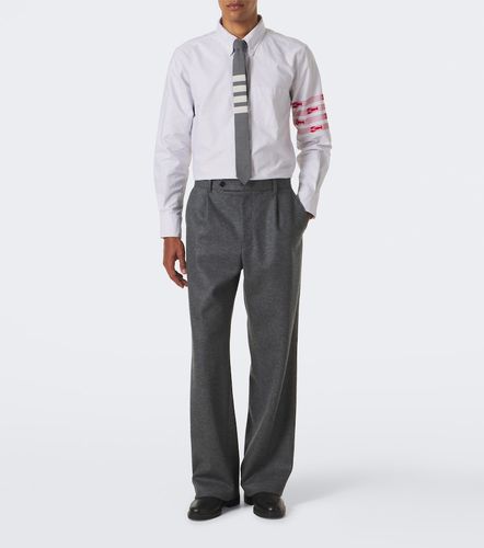 Gestreiftes Oxford-Hemd 4-Bar aus Baumwolle - Thom Browne - Modalova