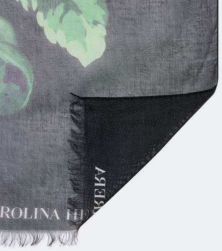Sciarpa con stampa floreale - Carolina Herrera - Modalova