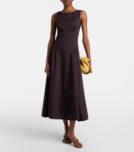 Vestido midi Gwen de popelín de algodón - Staud - Modalova