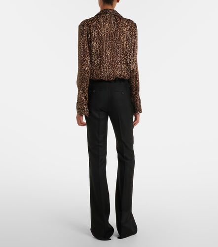 Saint Laurent Cashmere flared pants - Saint Laurent - Modalova