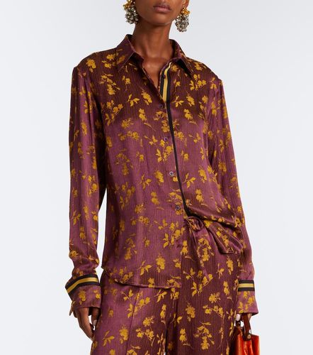 Floral jacquard shirt - Dries Van Noten - Modalova