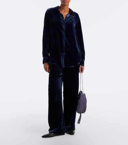 Pantaloni a gamba larga London in velluto - Asceno - Modalova