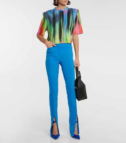 Freja high-rise techno crepe pants - The Attico - Modalova