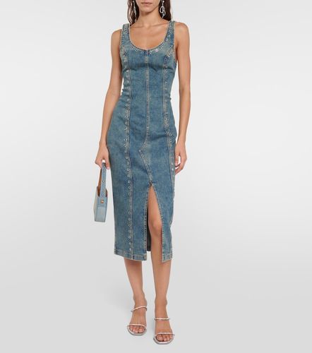 Abito midi in denim con decorazioni - Blumarine - Modalova