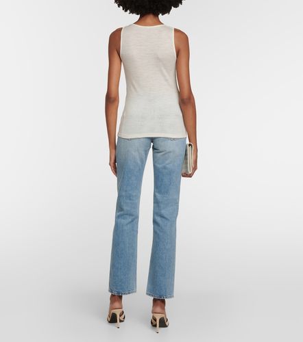 Cassandre ribbed-knit wool tank top - Saint Laurent - Modalova