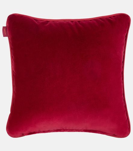 Cuscino in cotone e velluto con ricamo - Etro - Modalova