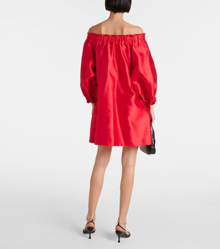 Vestido corto Lepre de algodón y seda - Max Mara - Modalova
