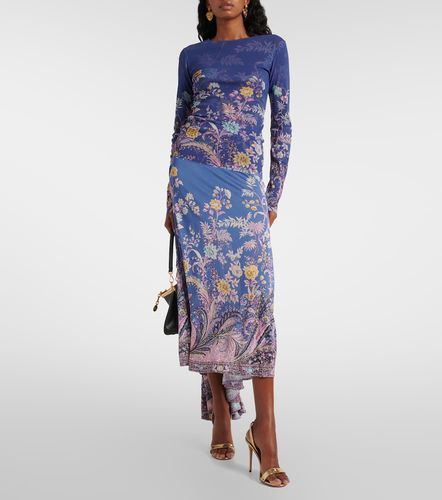 Etro Printed asymmetric maxi skirt - Etro - Modalova
