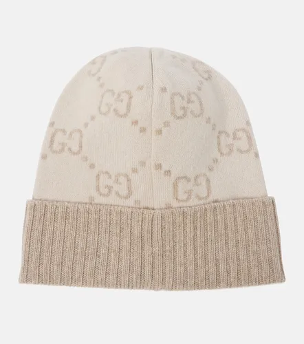 Gucci GG cashmere jacquard beanie - Gucci - Modalova