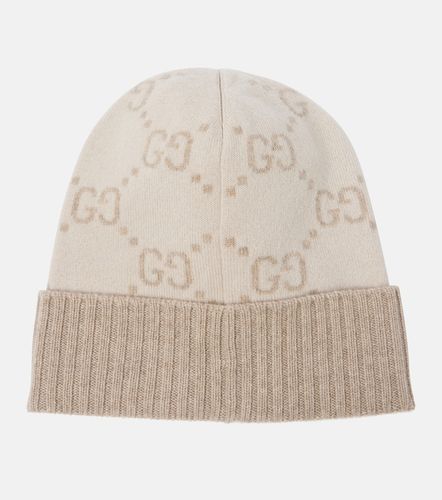 Gorro de cachemir con GG en jacquard - Gucci - Modalova