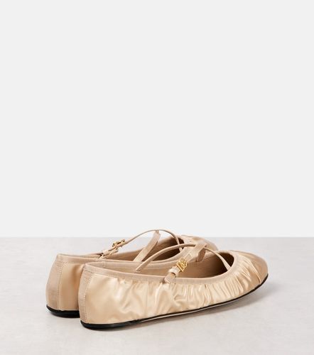Bailarinas Vally de satén - Dolce&Gabbana - Modalova