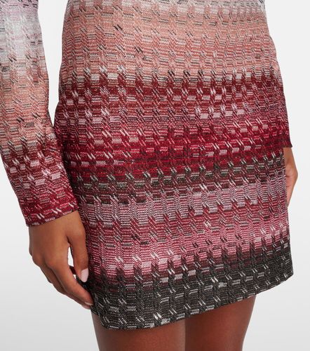 Miniabito in lamé a zig-zag - Missoni - Modalova