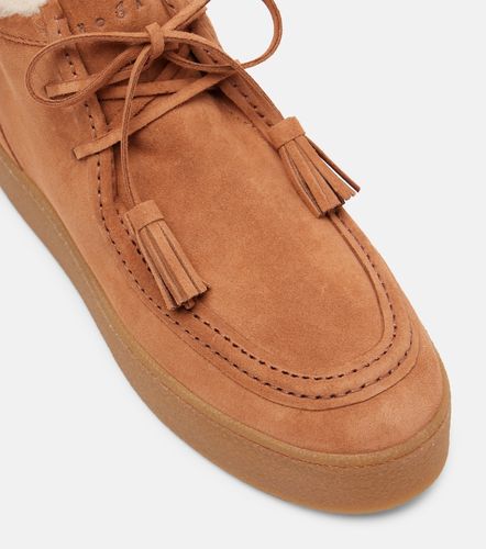 H681 suede platform desert boots - Hogan - Modalova