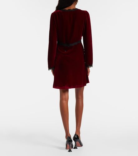 Minikleid Macie aus Samt mit Spitze - Rixo - Modalova