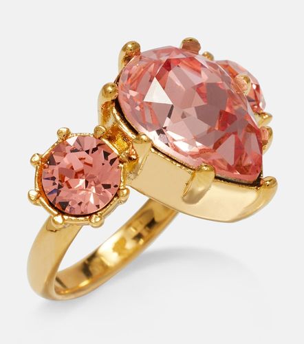Crystal-embellished ring - Oscar de la Renta - Modalova