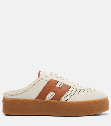 Hogan H698 suede platform mules - Hogan - Modalova