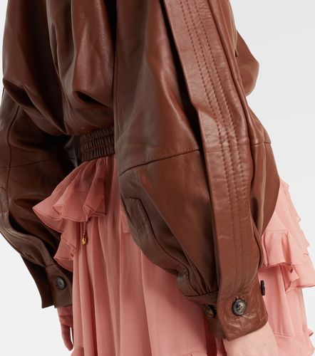 Luna leather bomber jacket - Zimmermann - Modalova
