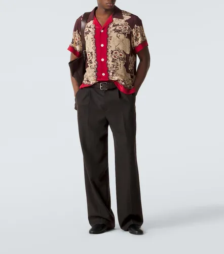 Camisa bowling de seda estampada - Bode - Modalova