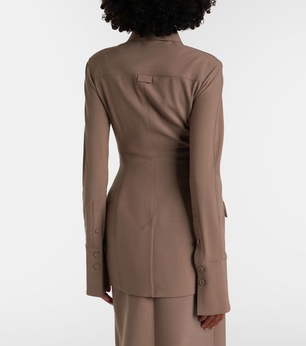 Mugler Jacke mit Schößchen - Mugler - Modalova