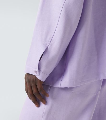 Giacca in lino con cappuccio e ametista - God's True Cashmere - Modalova
