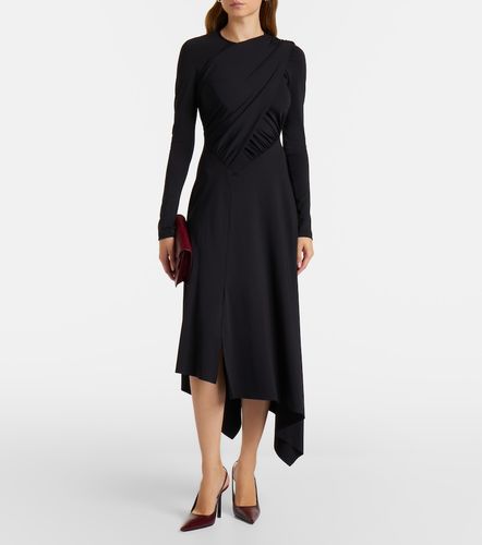 Vestido envolvente de jersey drapeado - Victoria Beckham - Modalova