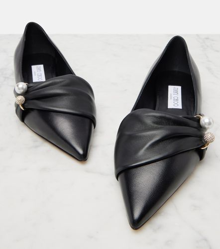 Rafi embellished leather ballet flats - Jimmy Choo - Modalova