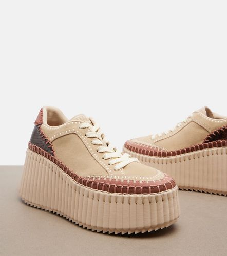 Chloe Nama suede platform sneakers - Chloe - Modalova