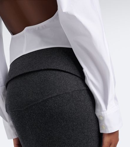 Tulipe open-back cotton poplin shirt - Jacquemus - Modalova