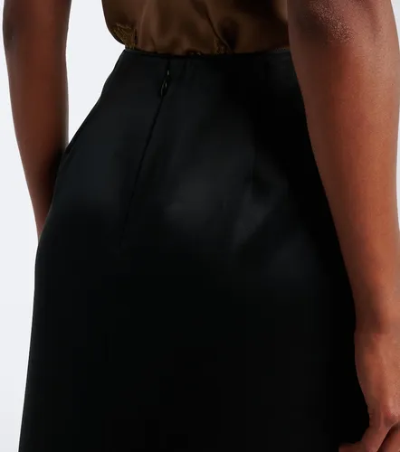 Midirock Shiny Statement aus Satin mit Spitze - Dorothee Schumacher - Modalova