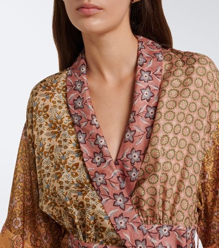 Top envolvente Fairlight de seda estampado - Zimmermann - Modalova