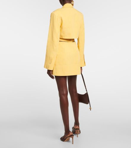 La Robe Bari linen-blend minidress - Jacquemus - Modalova