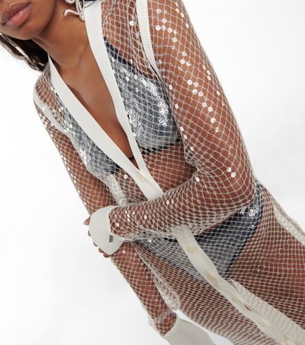 Sequined net midi dress - Jean Paul Gaultier - Modalova