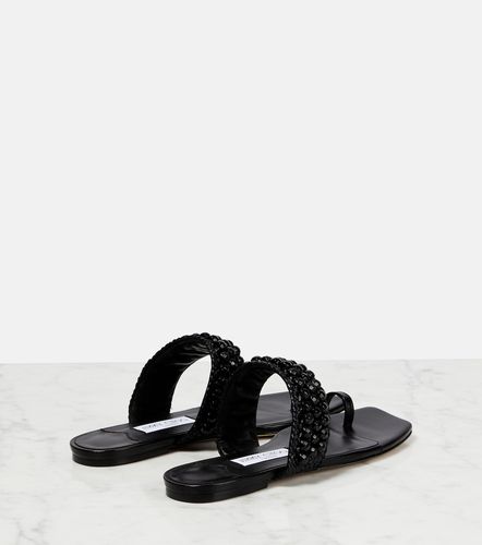 Amoure Flat embellished raffia sandals - Jimmy Choo - Modalova