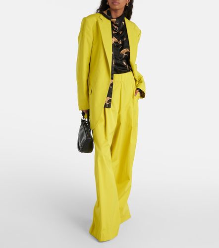 Blazer oversized de popelín de algodón - Dries Van Noten - Modalova