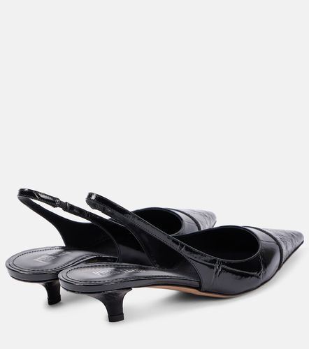 Miranda 35 patent leather slingback pumps - Paris Texas - Modalova