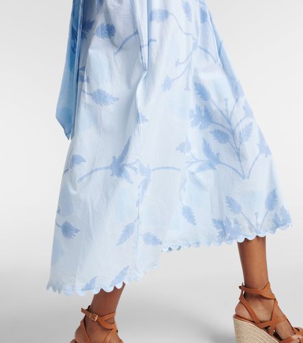 Vestido midi de algodón floral - Juliet Dunn - Modalova