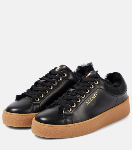 Lucerne shearling-lined leather sneakers - Bogner - Modalova