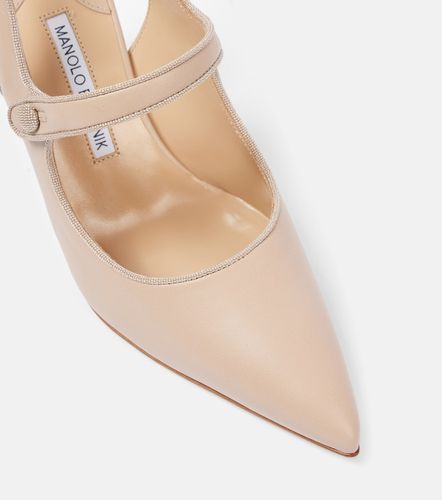 Campari 90 suede slingback pumps - Manolo Blahnik - Modalova