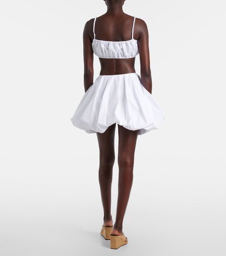 Alaïa Minigonna in popeline di cotone - Alaia - Modalova