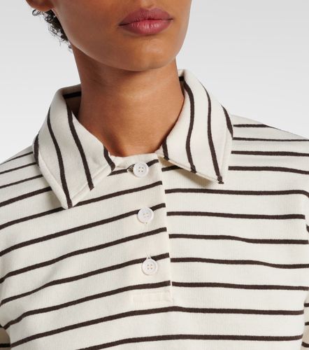 Polo cropped in cotone a righe - JW Anderson - Modalova