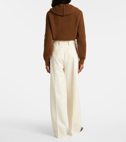 Molo pleated wool and cotton-blend pants - Max Mara - Modalova