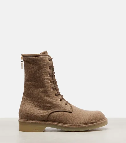 Baker cashmere combat boots - Max Mara - Modalova