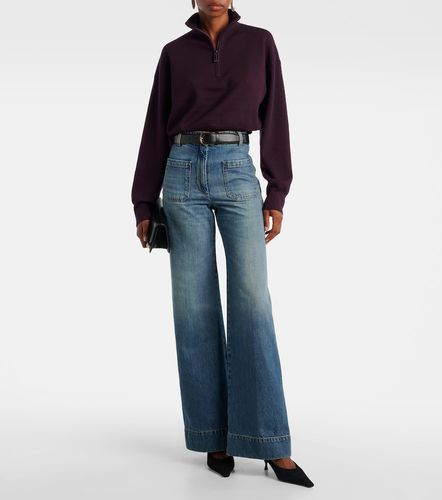 Wool-blend half-zip sweater - Victoria Beckham - Modalova
