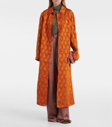 Belted printed wide-leg pants - Dries Van Noten - Modalova